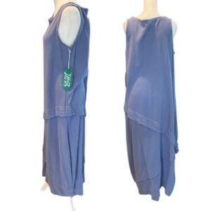 NWT Oh My Gauze “Cabo” Dress in Sea Blue size M (1)